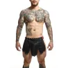 MOB Eroticwear Jupe homme Sm Roman Skirt Noire-Rouge